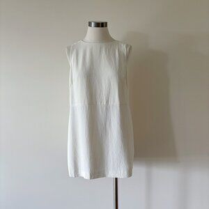 Banana Republic white blouse white tank top sleeveless shirt